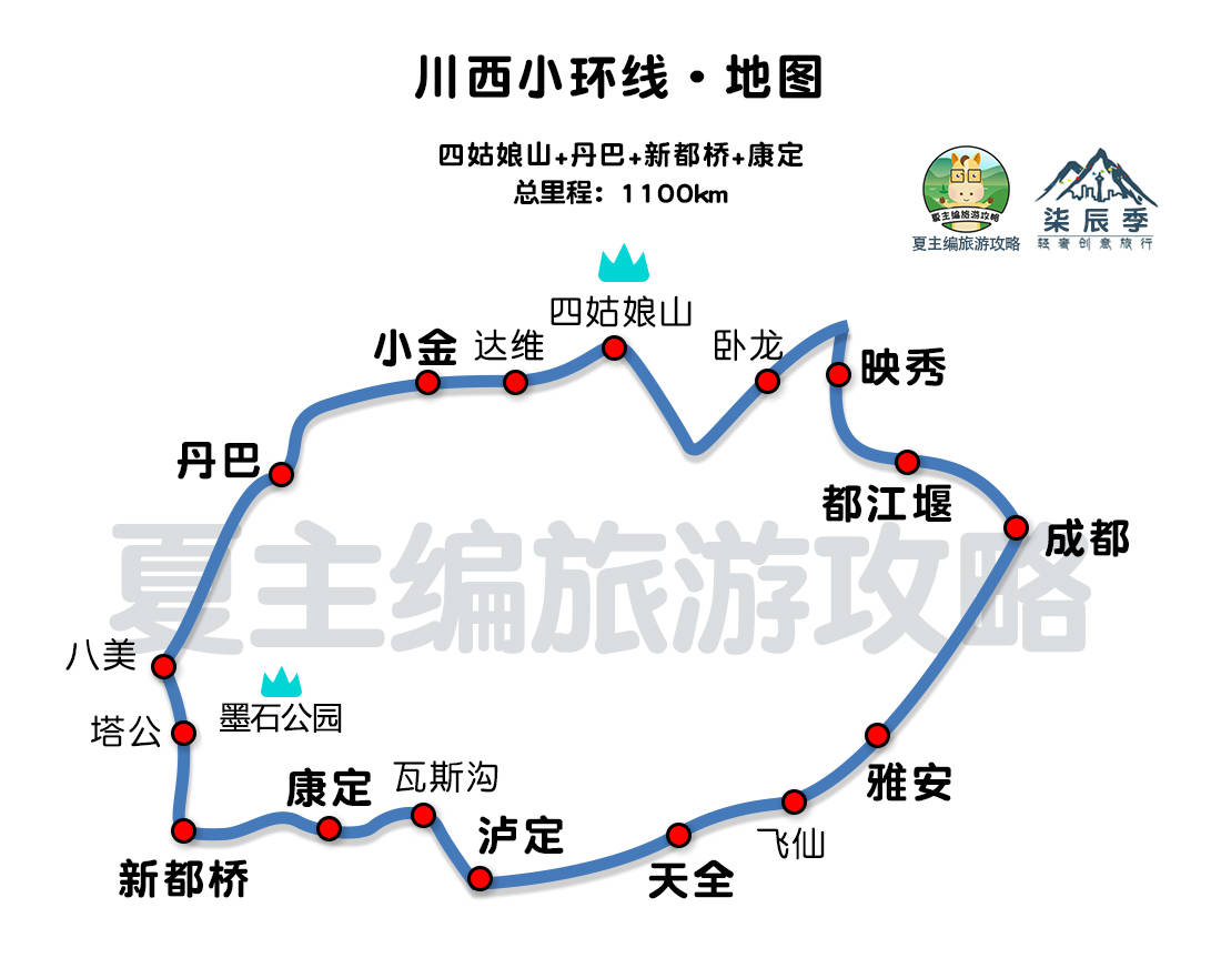 四川旅游路线(四川旅游路线规划图)
